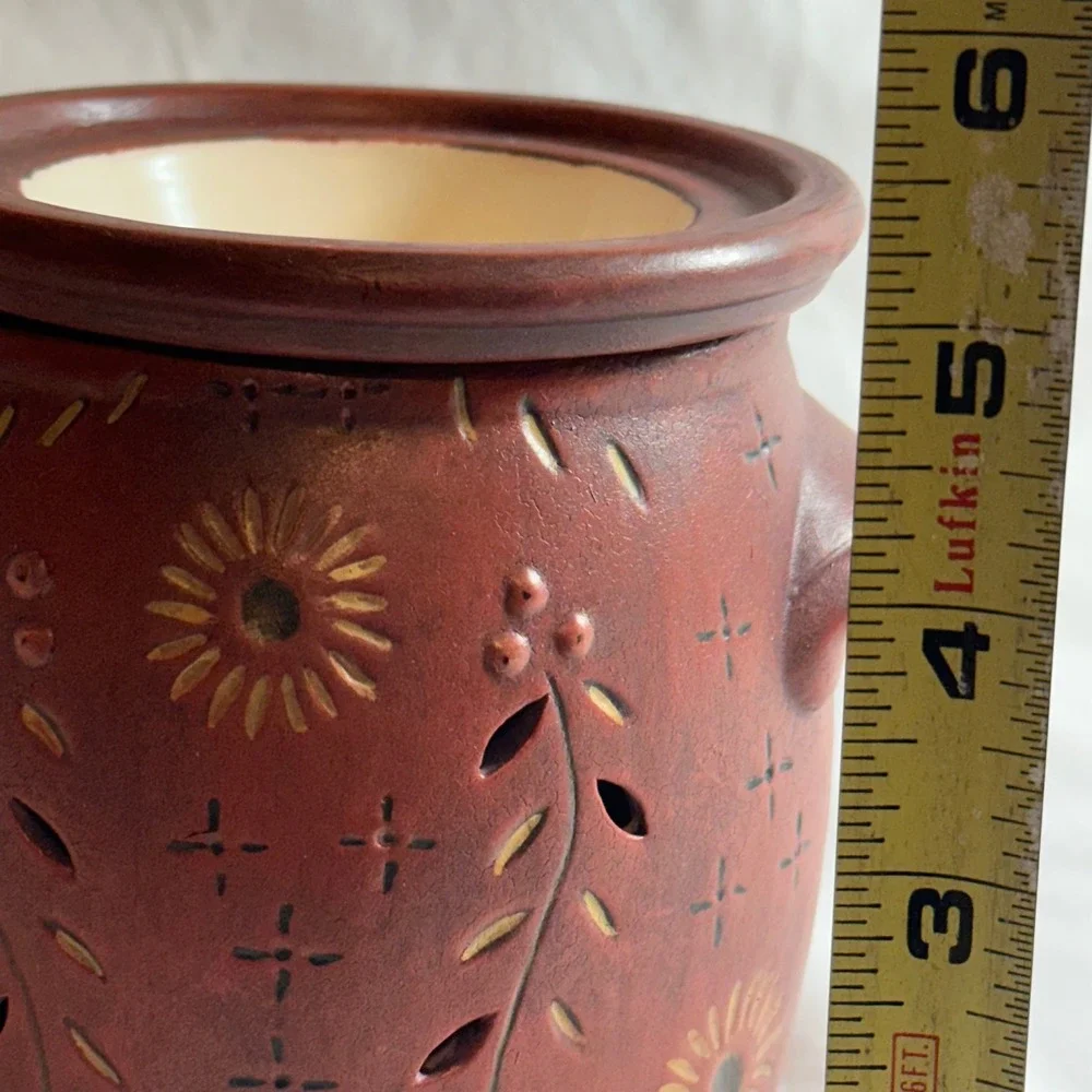 Lang Candles Primitives Electric Melting Pot Brown Excellent Sunflower 0636002